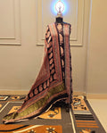 Hand Block Bagh Print 2 Piece Modal Silk Unstitched Suit