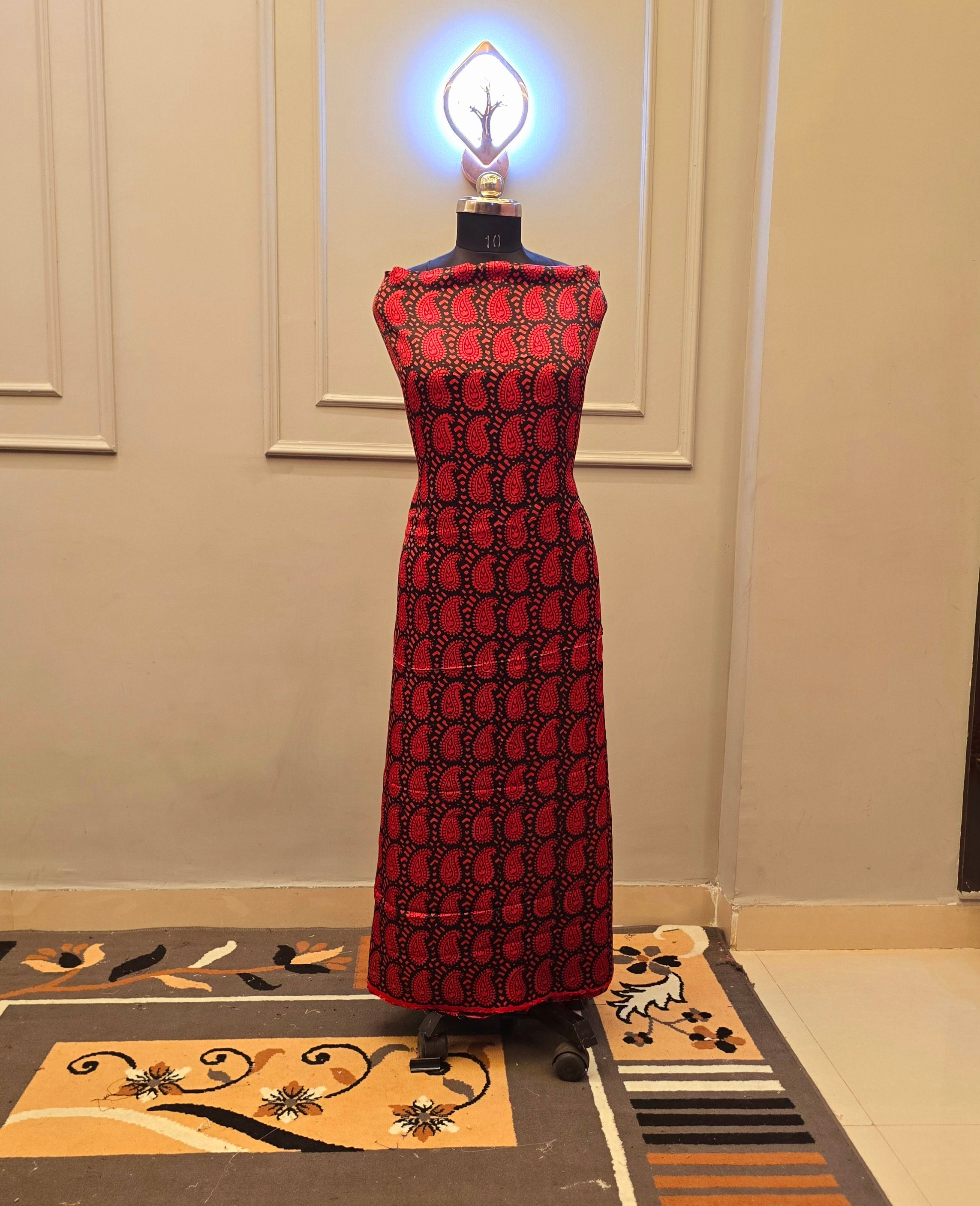Hand block Bagh Print Modal Silk 2 Piece Suits
