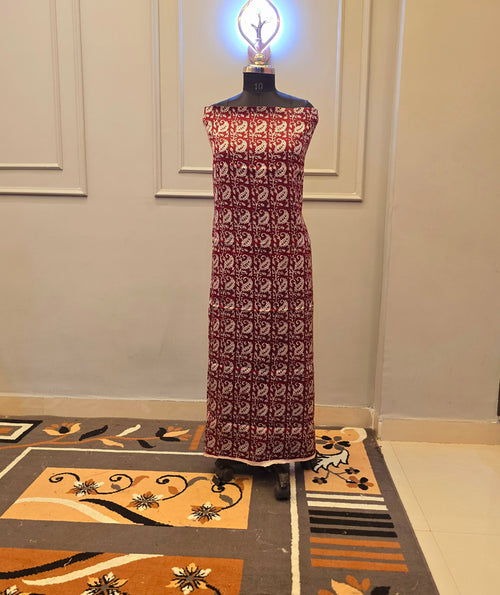 Hand Block Bagh Print Modal Silk 2 Piece Suit