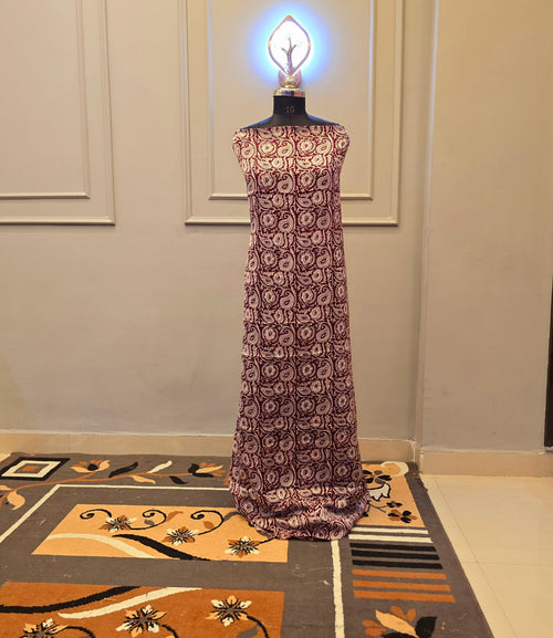 Hand Block Bagh Print Modal Silk 2 Piece Suit