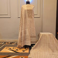 Ochre Hand Block Bagh Print Suit