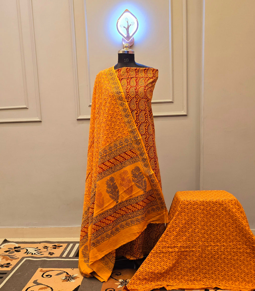 Premium cotton Bagh suit