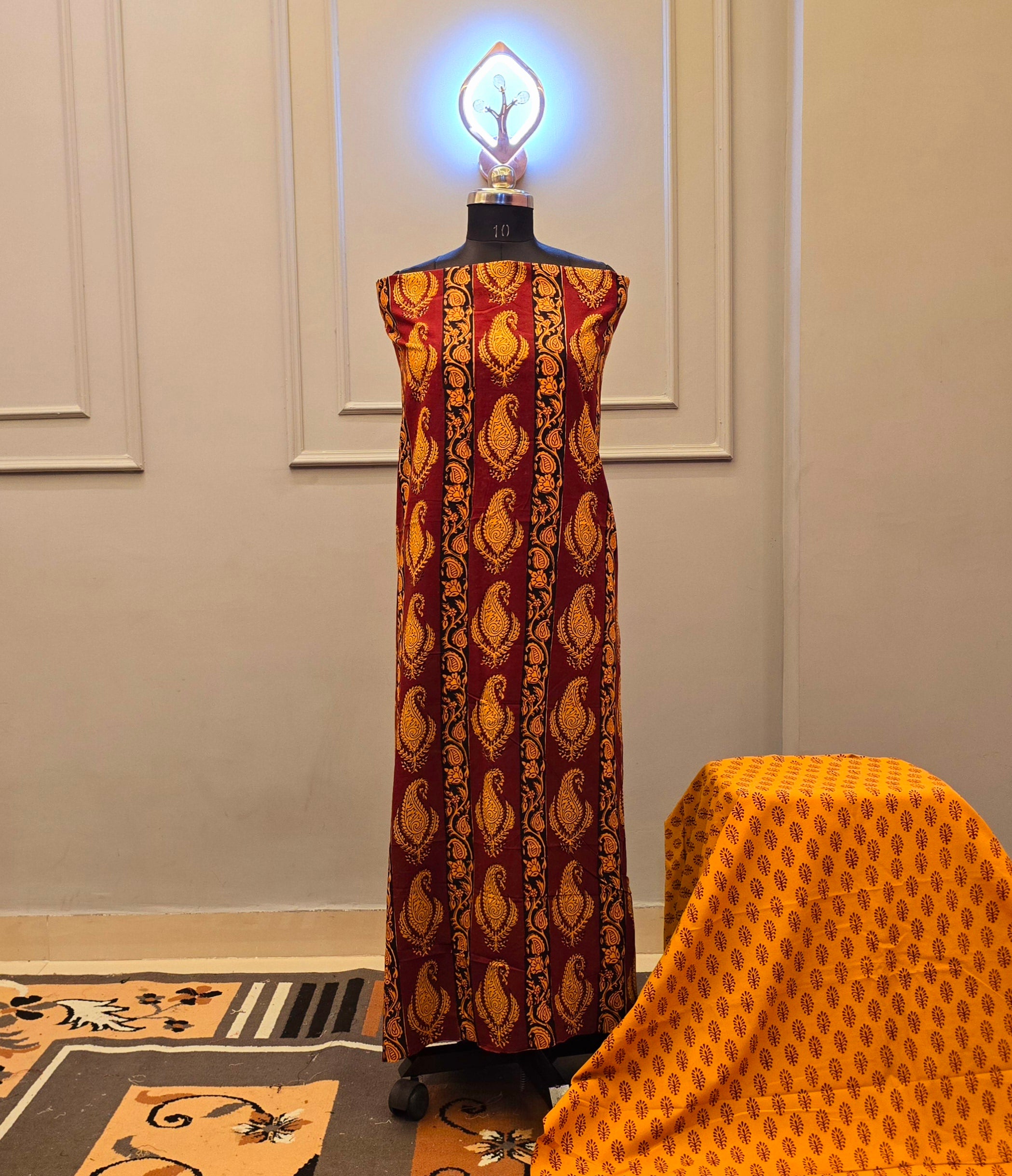 Premium cotton Bagh suit
