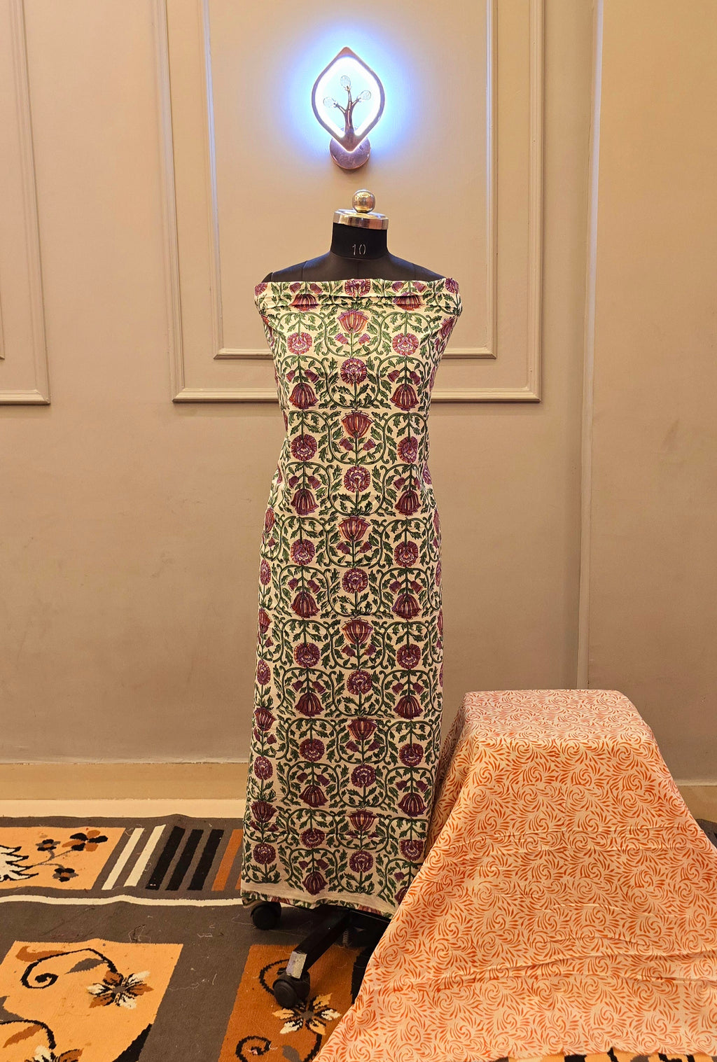 Kalamkari  Hand Block Cotton Suit