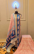 Indigo Hand Block Bagh print suit