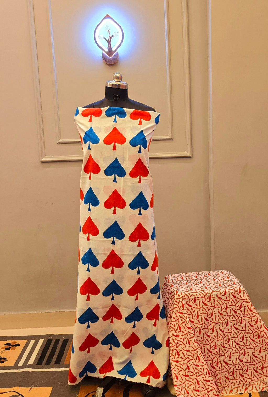 Indigo Hand Block Bagh Print Suit