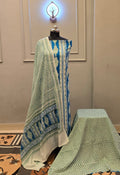 Indigo Hand Block Bagh Print Suit