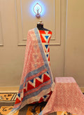 Indigo Hand Block Bagh Print Suit